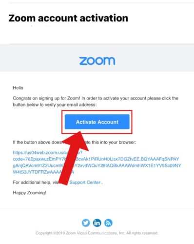 zoomアカウント